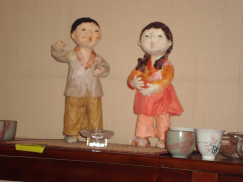 Корейские куклы из бумаги
